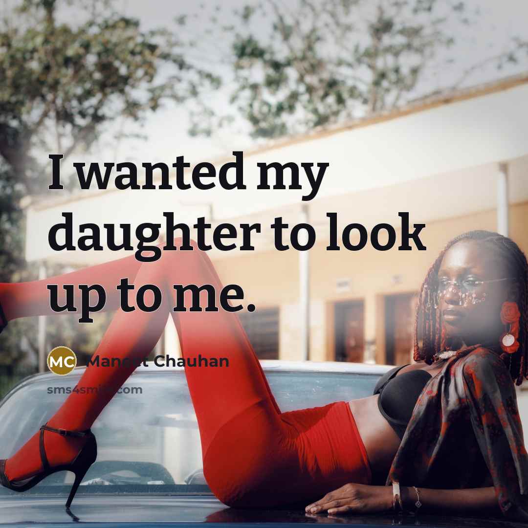“I wanted my daughter to look up to me.…” quote by Maneet Chauhan