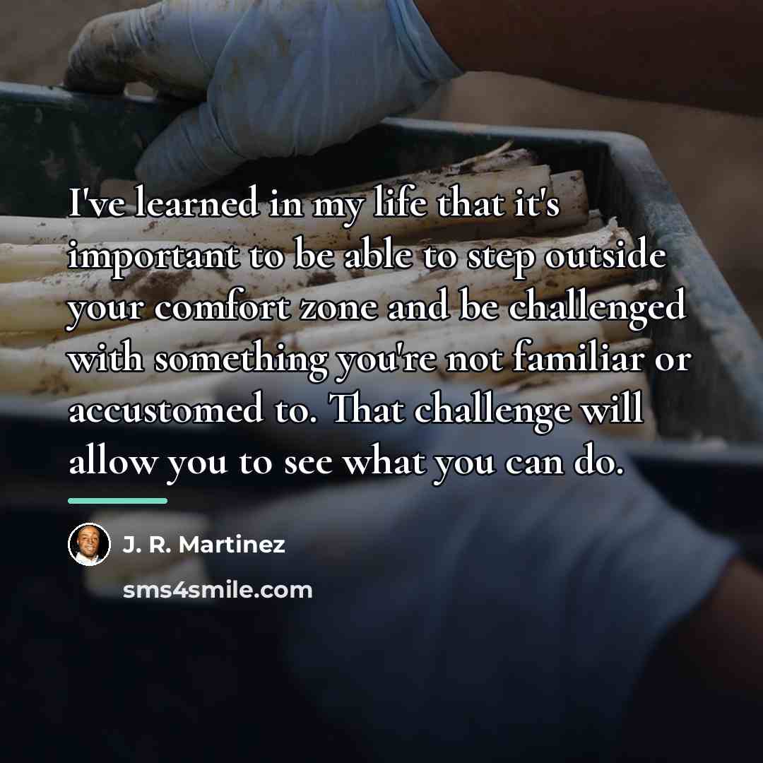 “I've learned in my life that it's important to be…” quote by J. R. Martinez