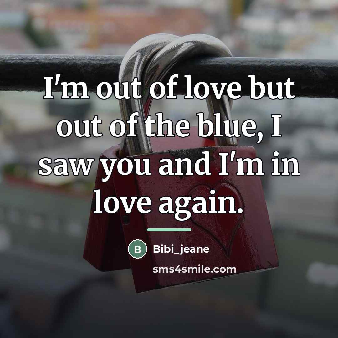 “I'm out of love but out of the blue, I…” quote by Bibi_jeane
