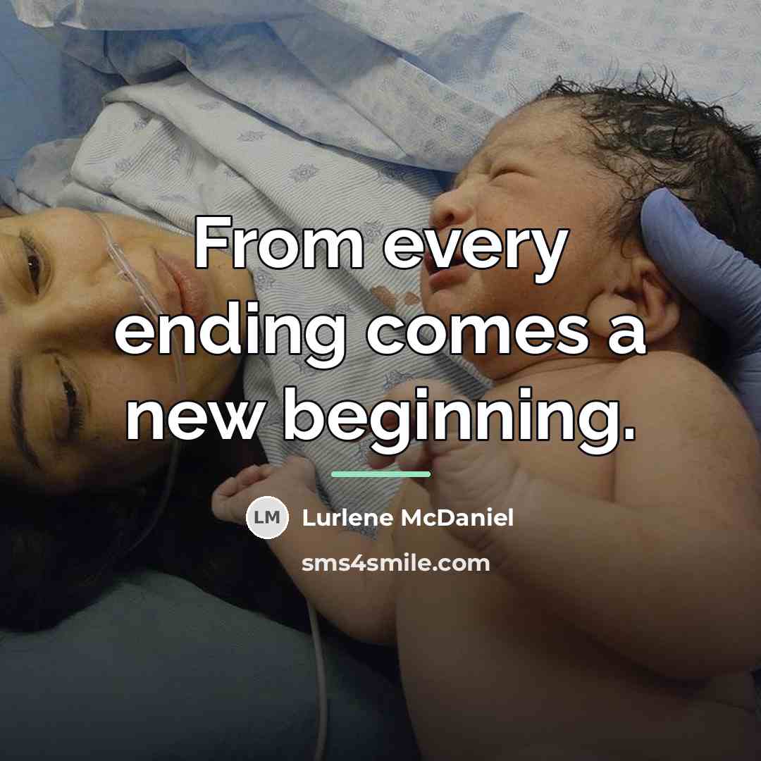 “From every ending comes a new beginning.…” quote by Lurlene McDaniel