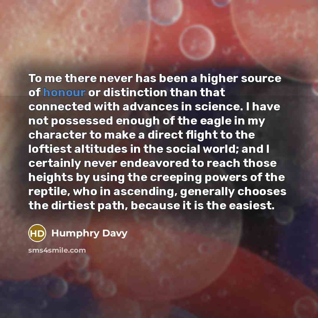 “To me there never has been a higher source of…” quote by Humphry Davy