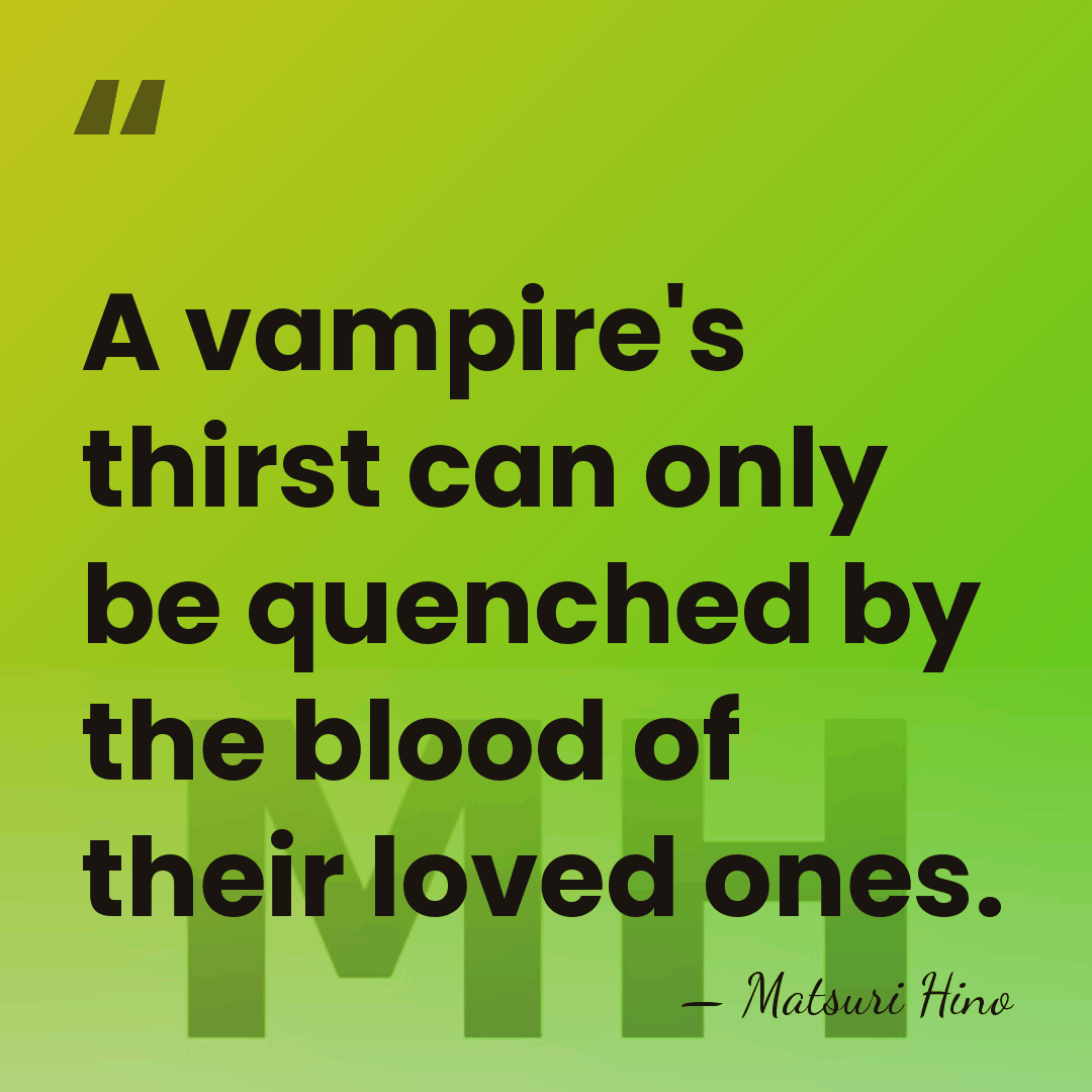 A vampire's thirst can only be quenched by the blood of their&hellip; - Matsuri Hino
