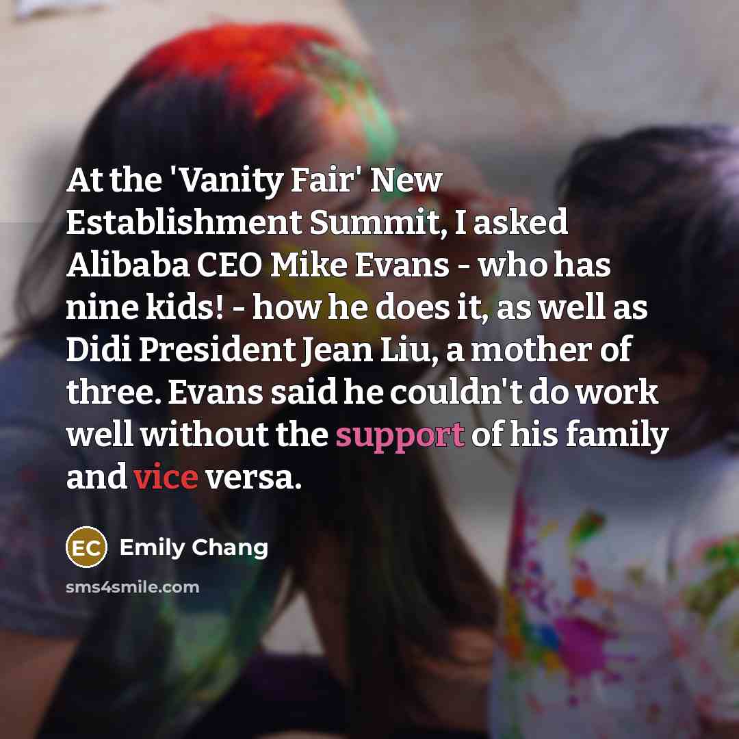 “At the 'Vanity Fair' New Establishment Summit, I asked Alibaba…” quote by Emily Chang