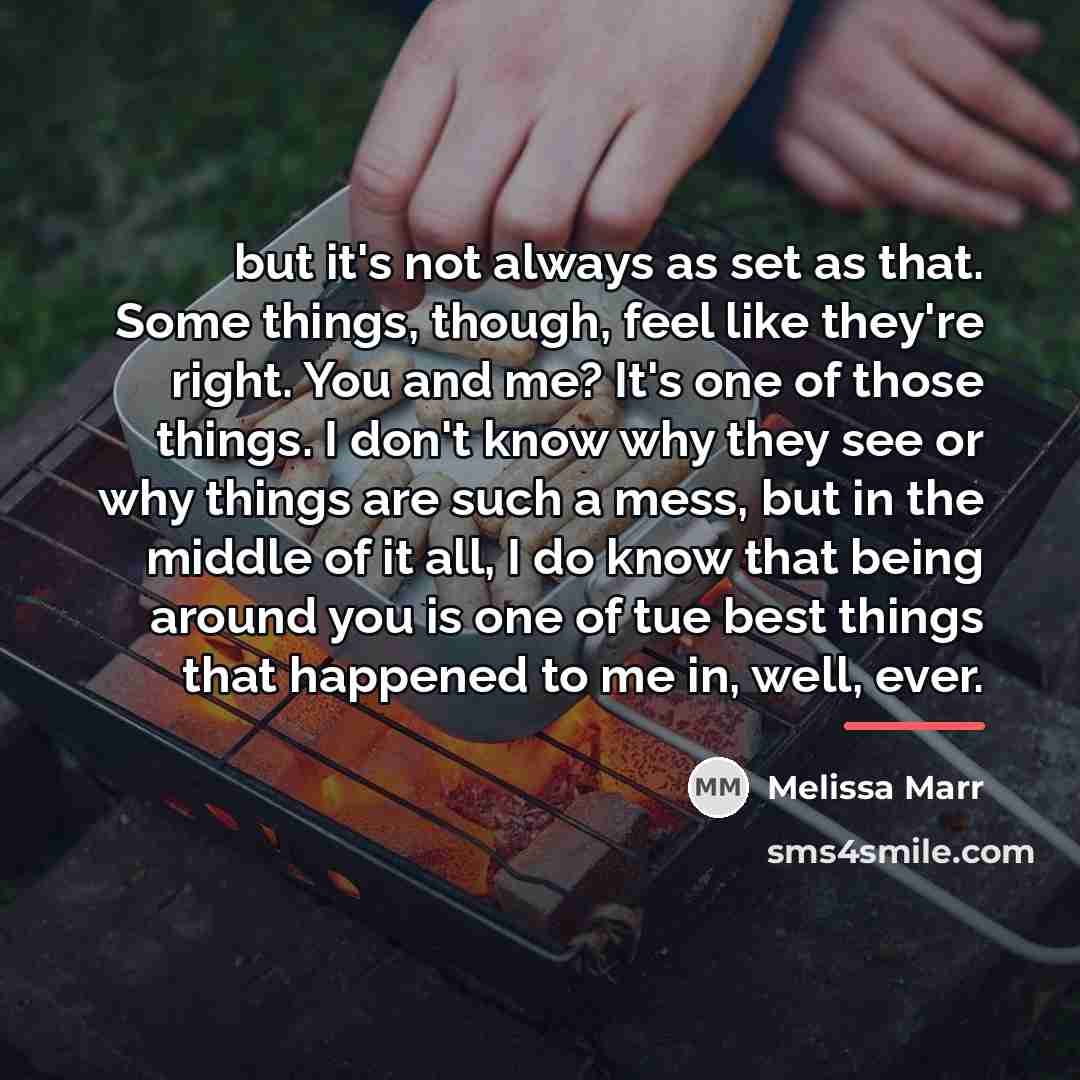 “but it's not always as set as that. Some things,…” quote by Melissa Marr