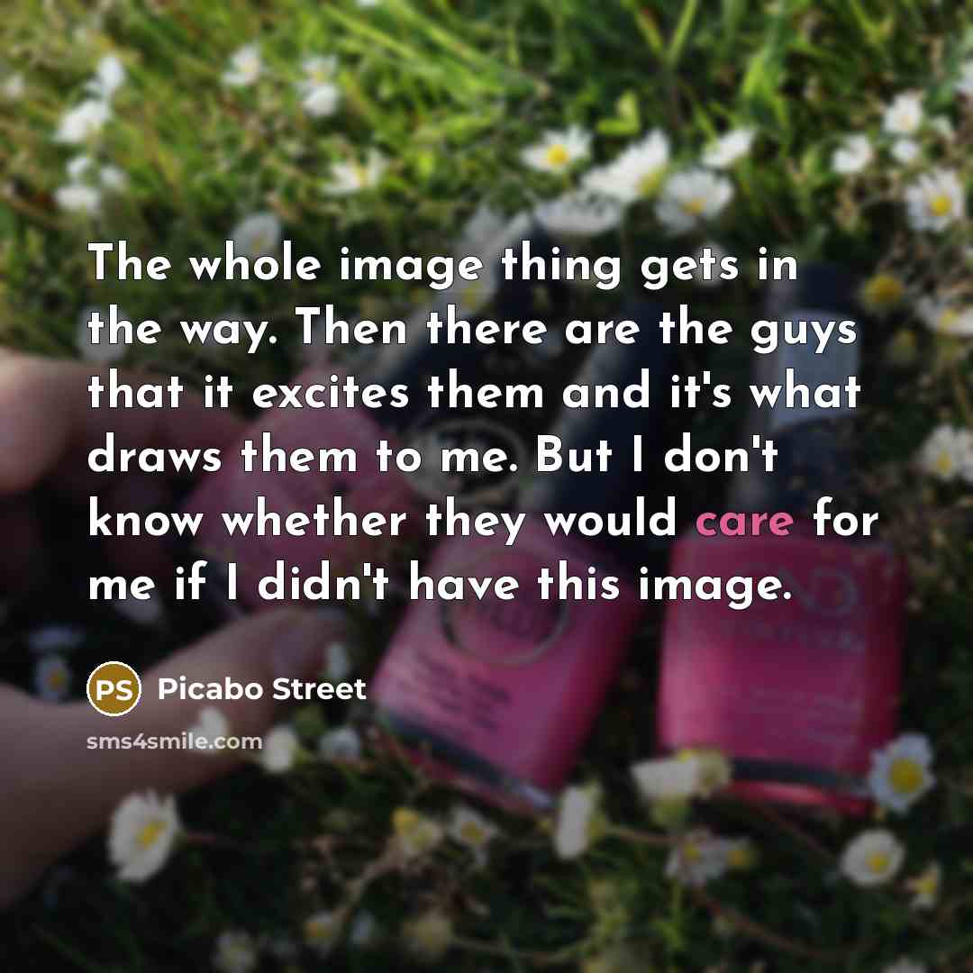 “The whole image thing gets in the way. Then there…” quote by Picabo Street