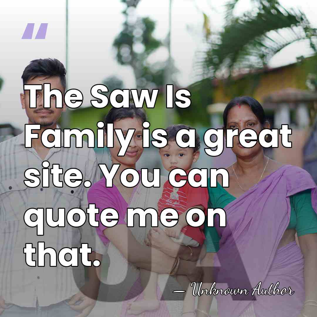The Saw Is Family is a great site. You can quote me&hellip; - Andrew Bryniarski