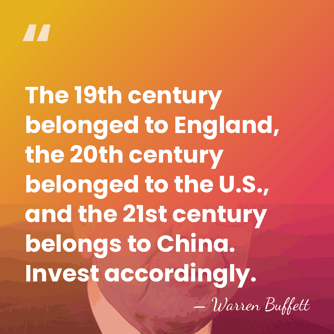 The 19th century belonged to England, the 20th century belonged to the&hellip; - Warren Buffett