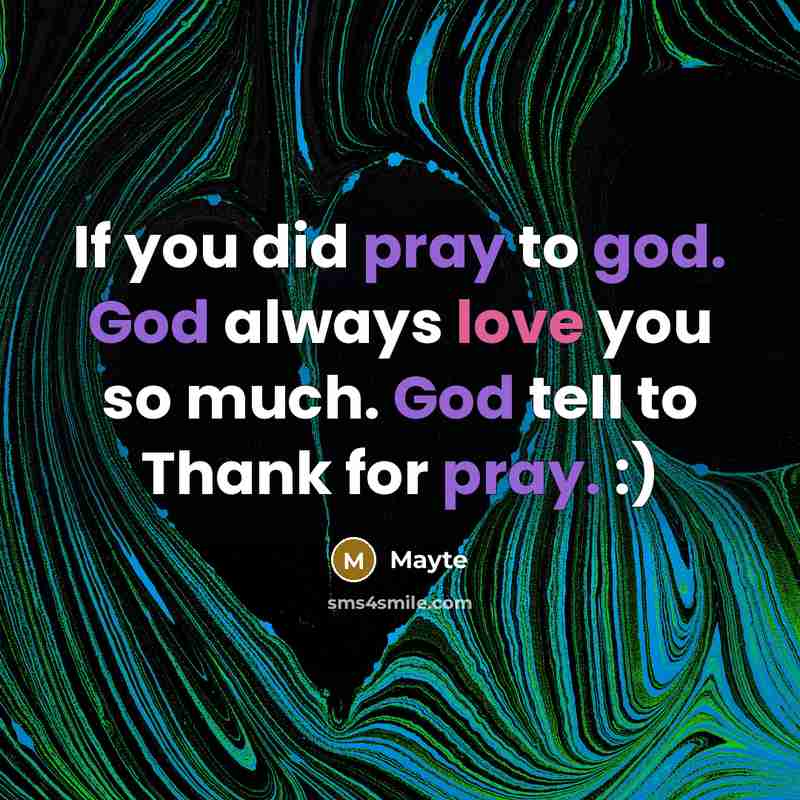 “If you did pray to god. God always love you…” quote by Mayte
