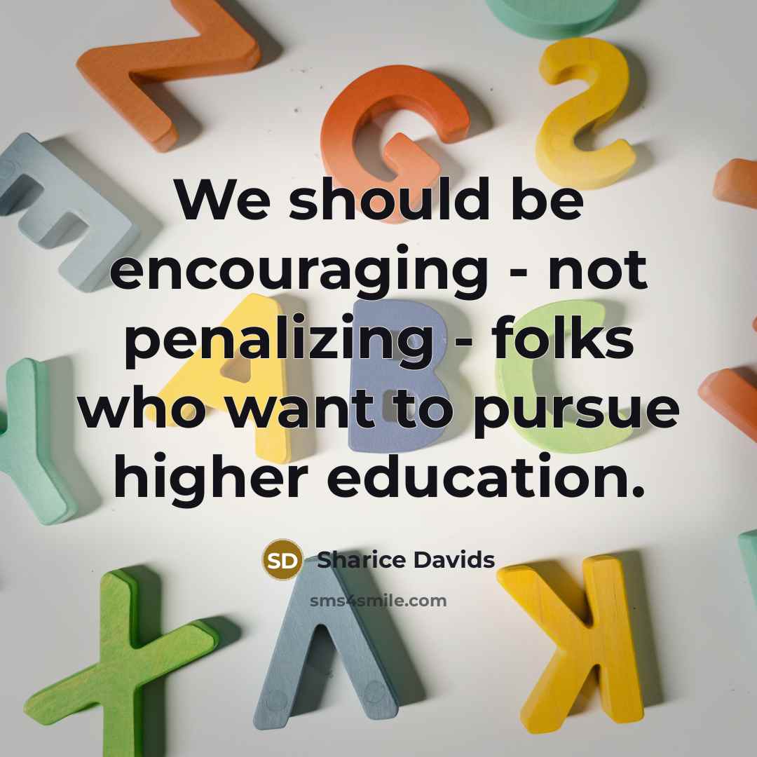 “We should be encouraging - not penalizing - folks who…” quote by Sharice Davids