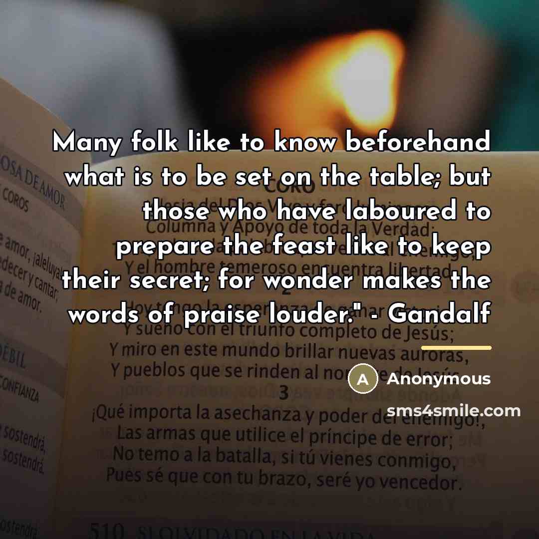 “Many folk like to know beforehand what is to be…” quote by Anonymous