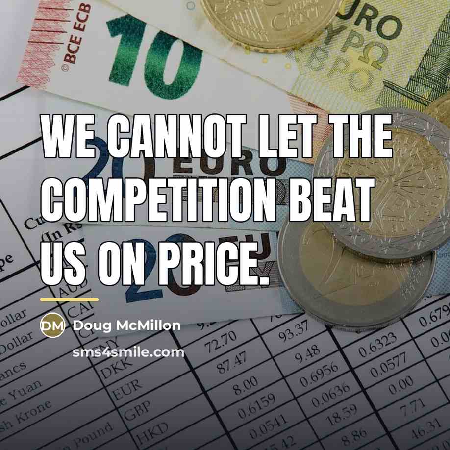 “We cannot let the competition beat us on price.…” quote by Doug McMillon