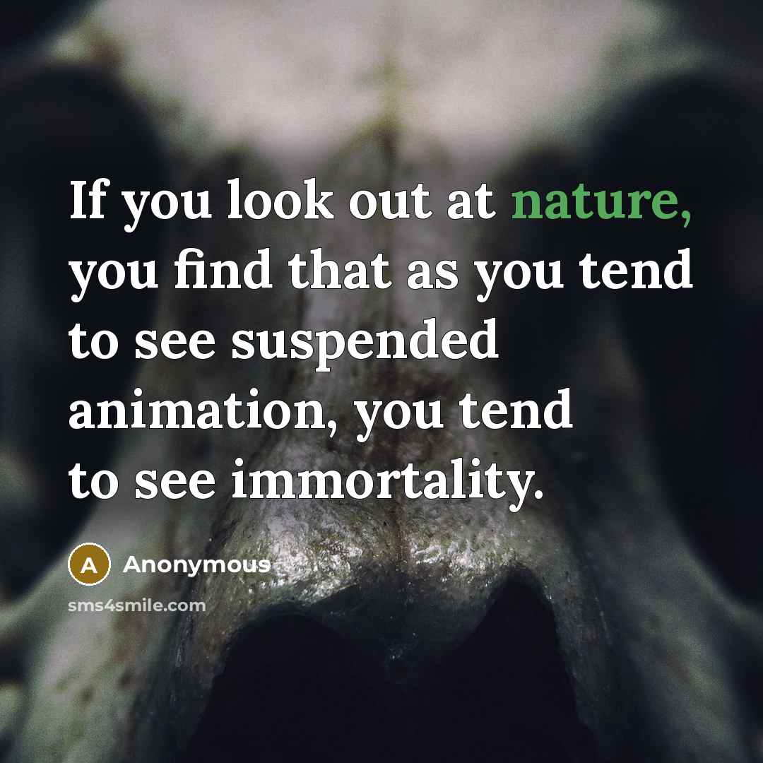“If you look out at nature, you find that as…” quote by Anonymous