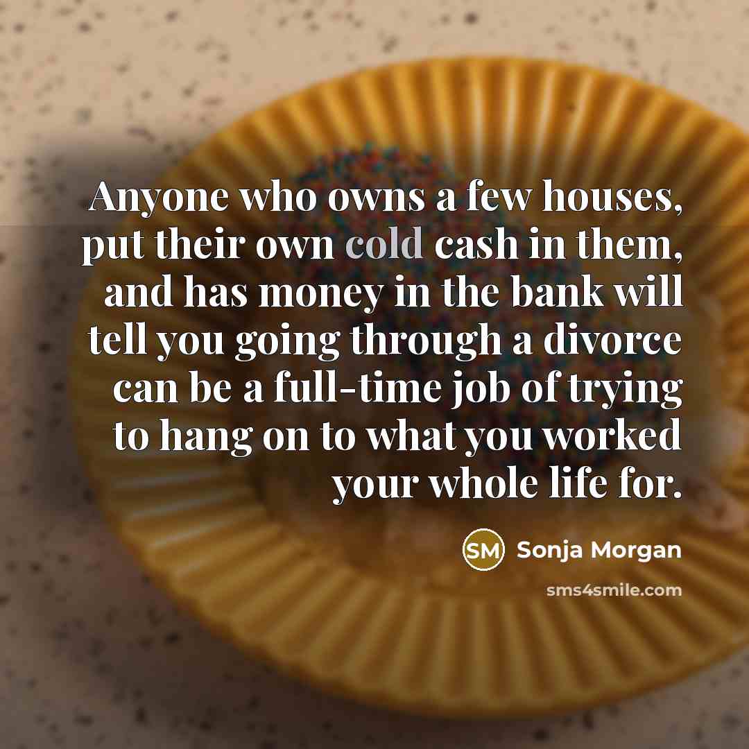 “Anyone who owns a few houses, put their own cold…” quote by Sonja Morgan