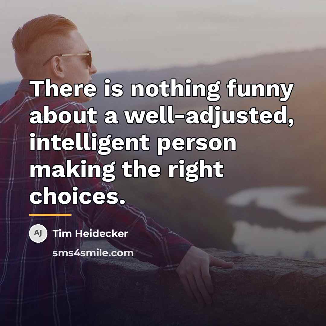 “There is nothing funny about a well-adjusted, intelligent person making…” quote by Tim Heidecker