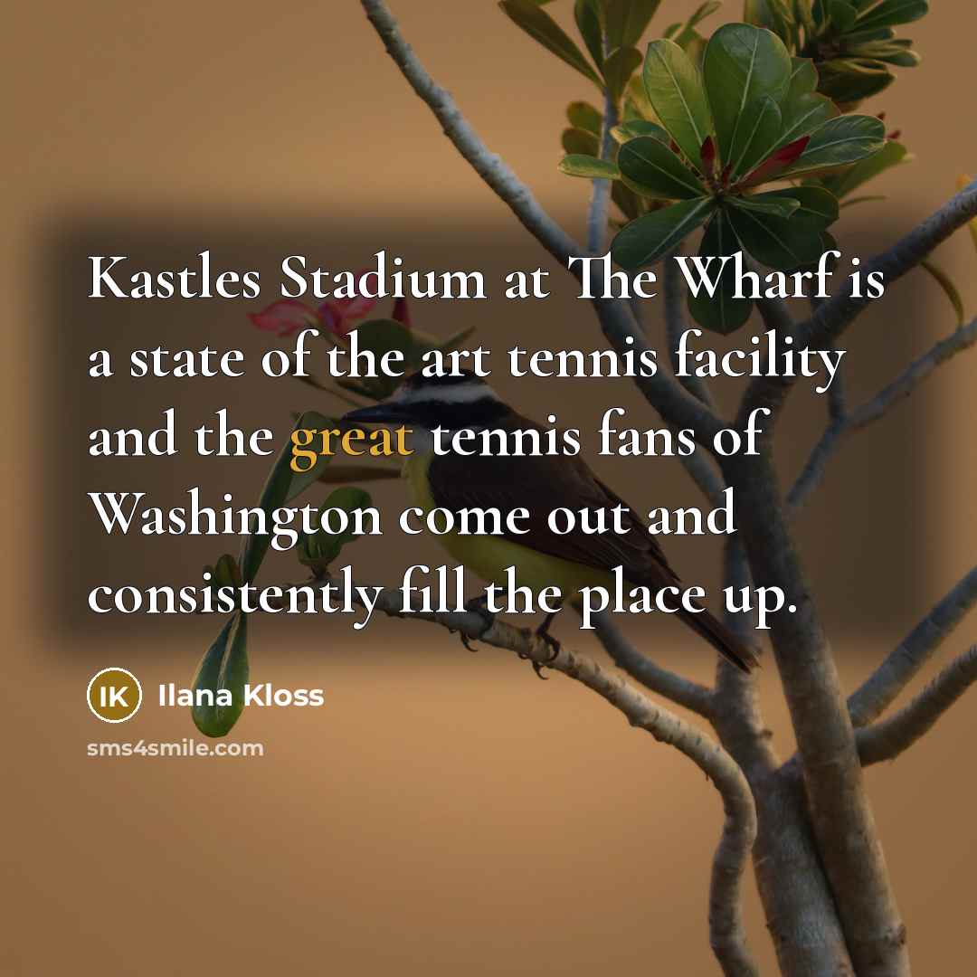 “Kastles Stadium at The Wharf is a state of the…” quote by Ilana Kloss