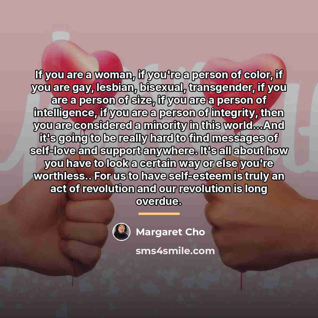 “If you are a woman, if you're a person of…” quote by Margaret Cho