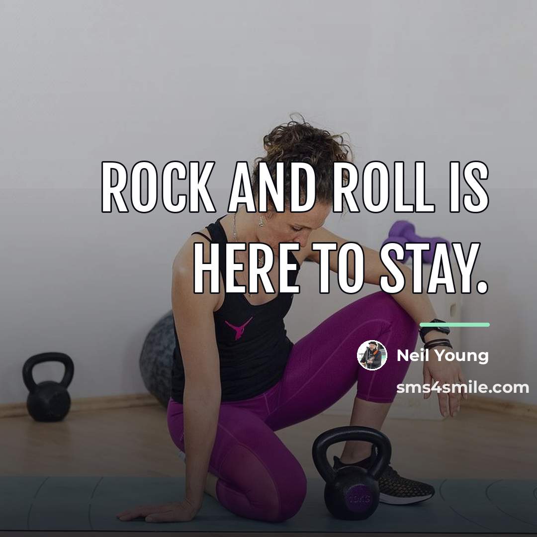 “Rock and roll is here to stay.…” quote by Neil Young