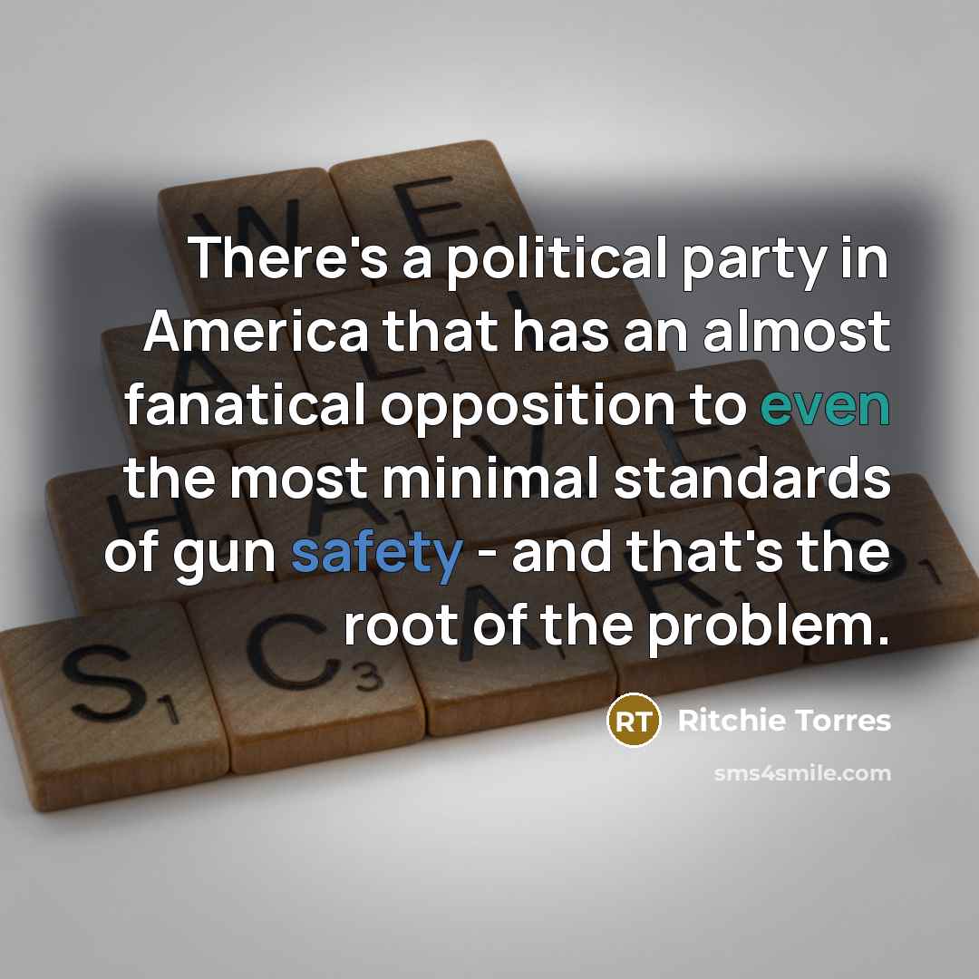 “There's a political party in America that has an almost…” quote by Ritchie Torres