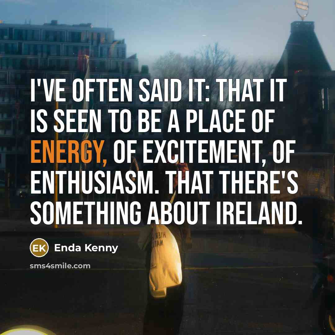 “I've often said it: that it is seen to be…” quote by Enda Kenny