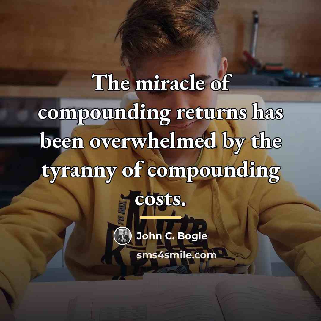“The miracle of compounding returns has been overwhelmed by the…” quote by John C. Bogle