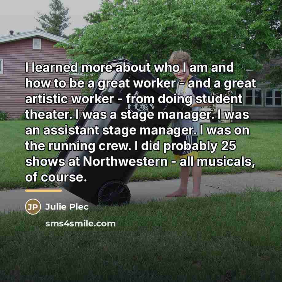 “I learned more about who I am and how to…” quote by Julie Plec