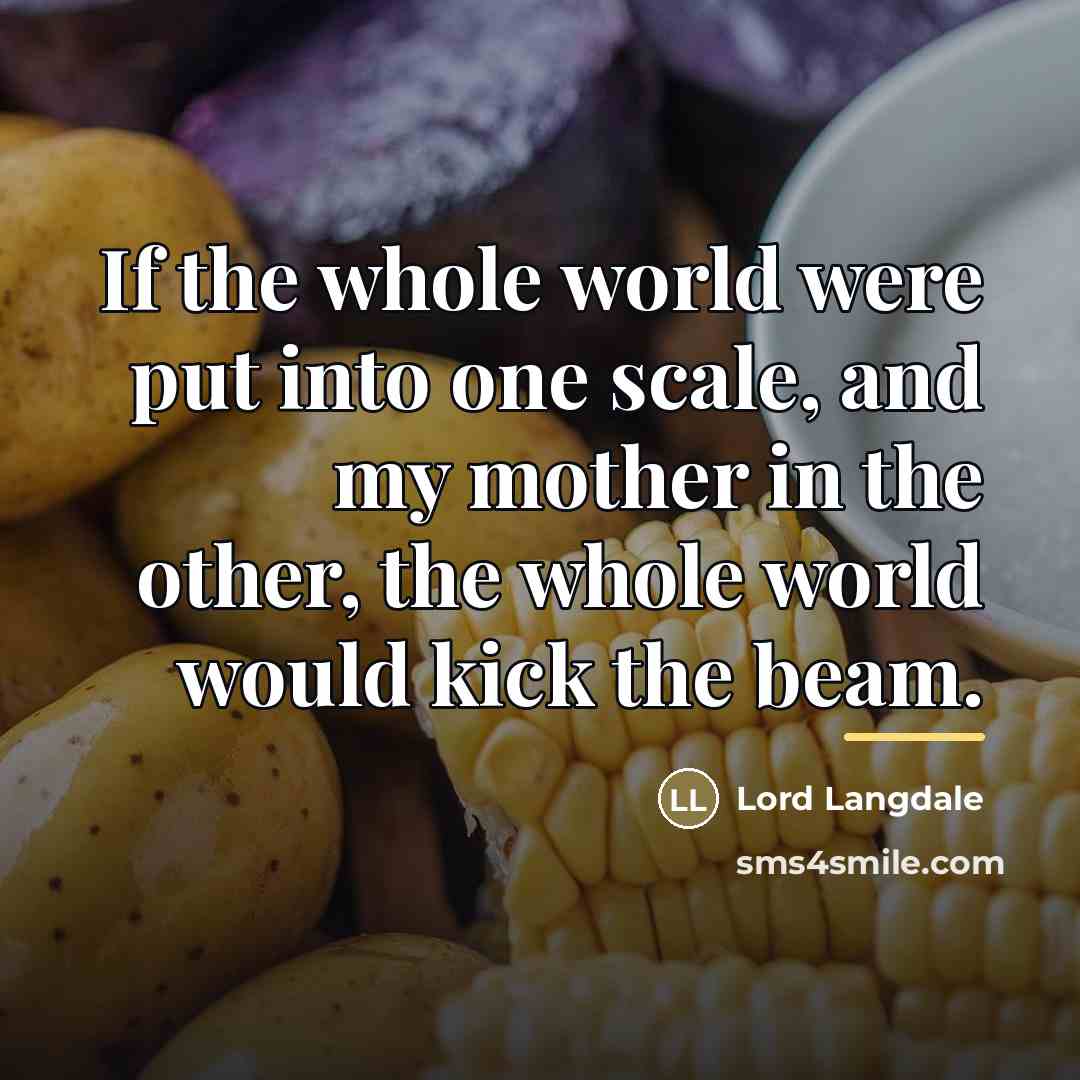 “If the whole world were put into one scale, and…” quote by Lord Langdale