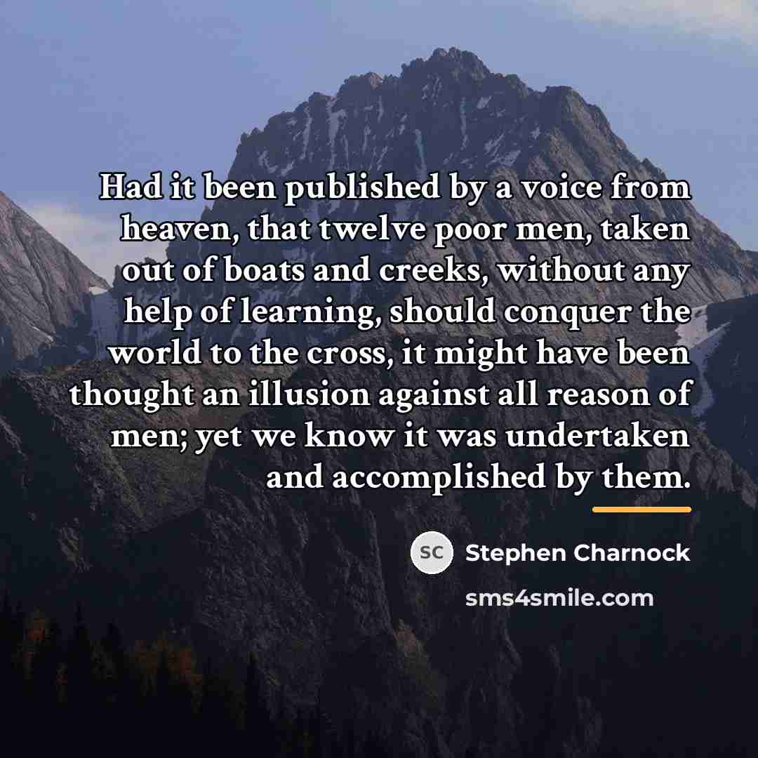 “Had it been published by a voice from heaven, that…” quote by Stephen Charnock
