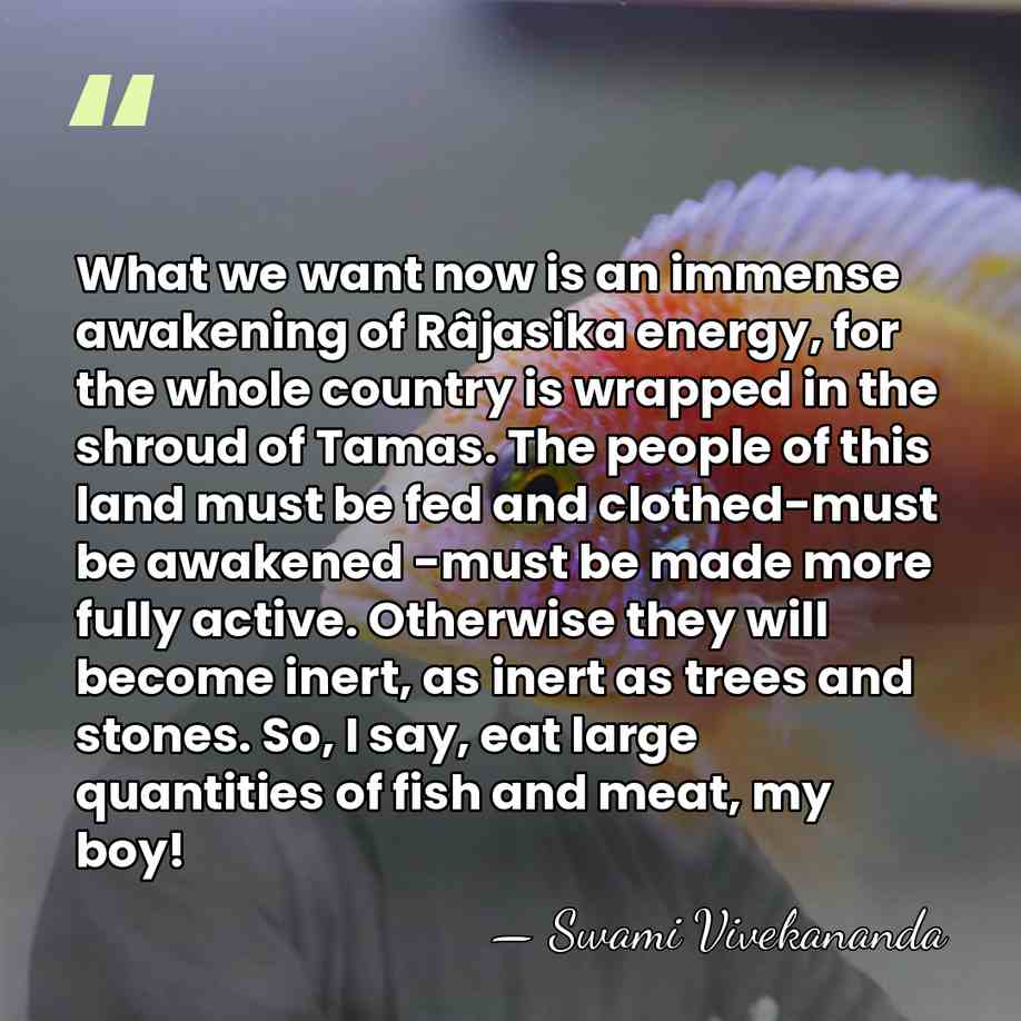 What we want now is an immense awakening of Râjasika energy, for&hellip; - Swami Vivekananda