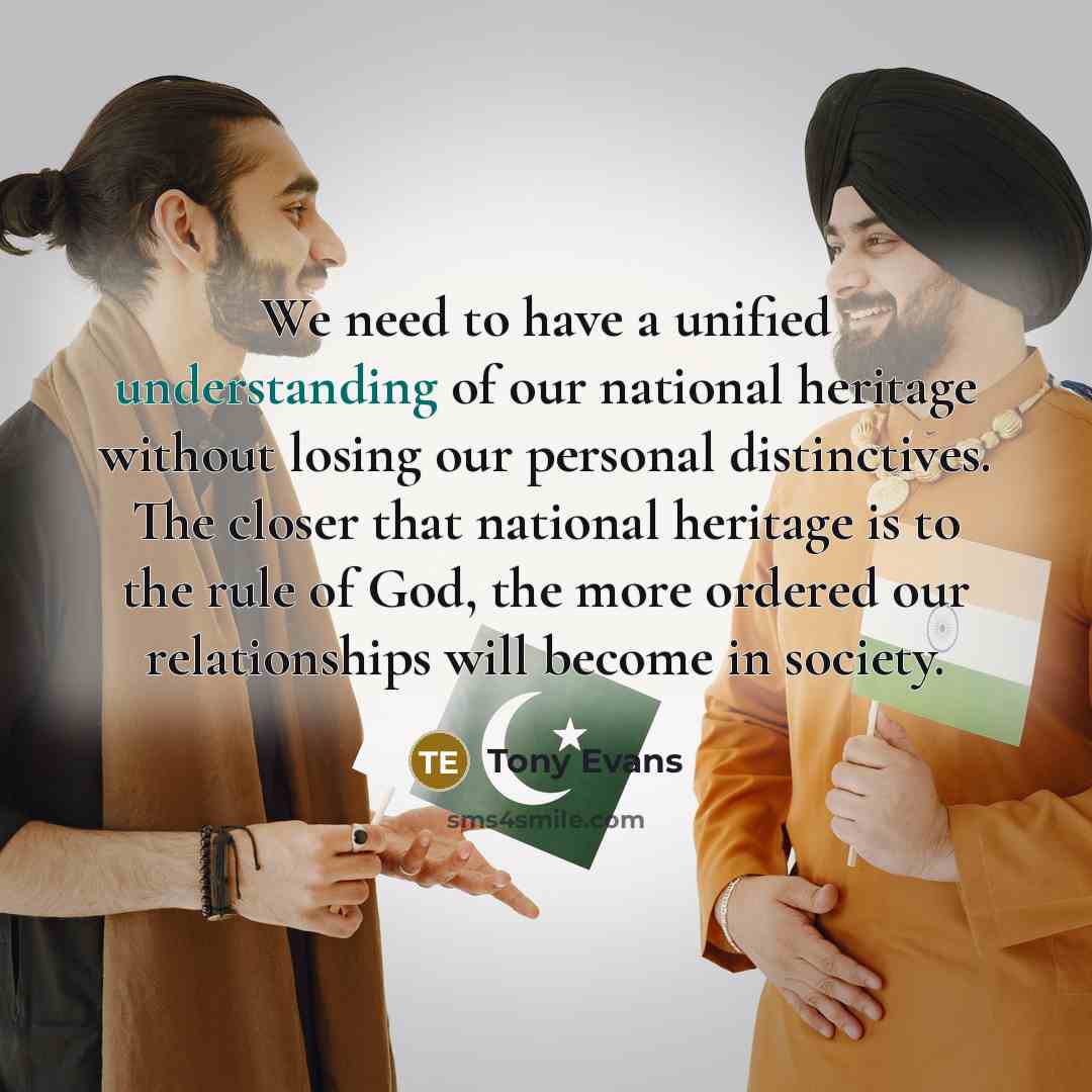“We need to have a unified understanding of our national…” quote by Tony Evans