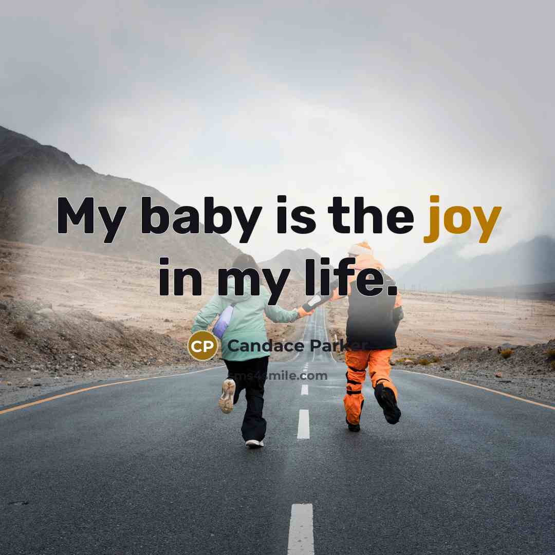 “My baby is the joy in my life.…” quote by Candace Parker