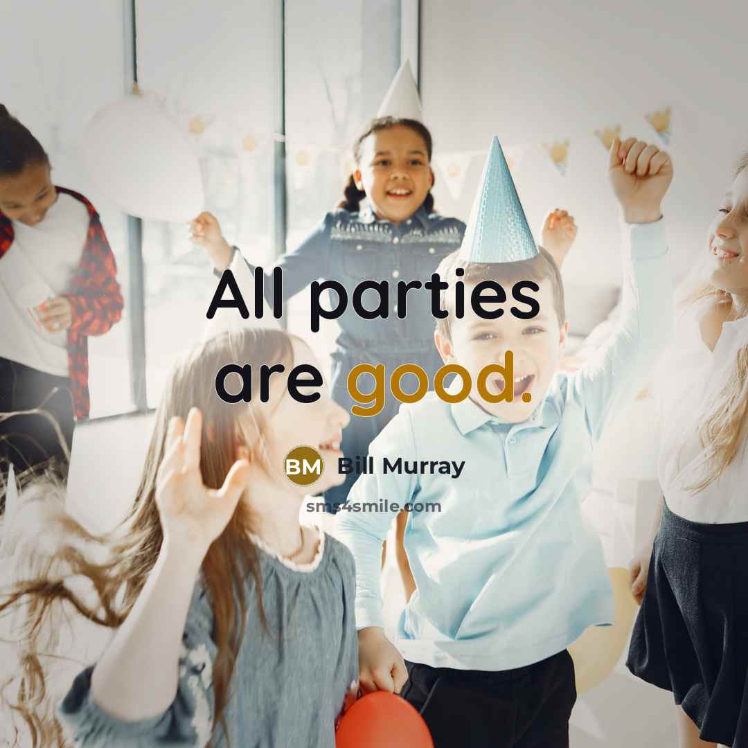 “All parties are good.…” quote by Bill Murray