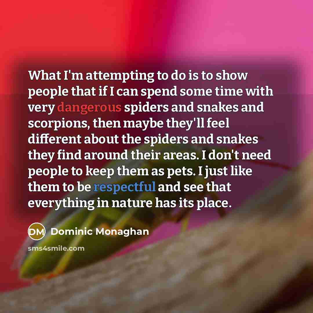“What I'm attempting to do is to show people that…” quote by Dominic Monaghan