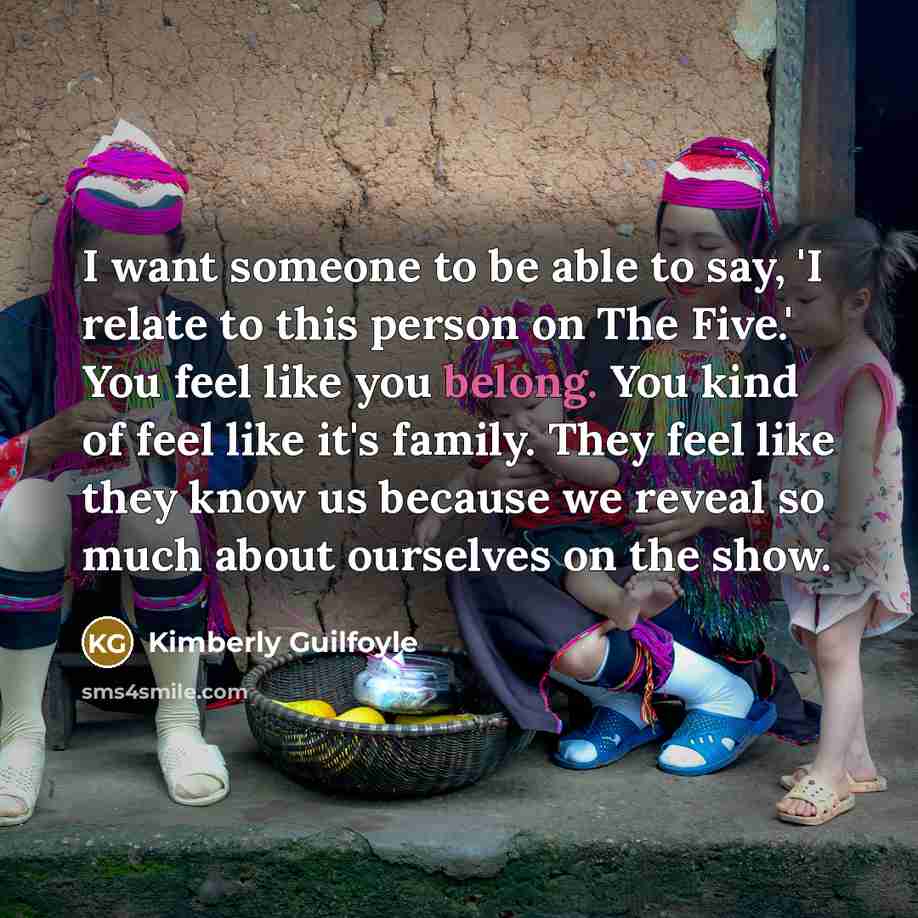 “I want someone to be able to say, 'I relate…” quote by Kimberly Guilfoyle