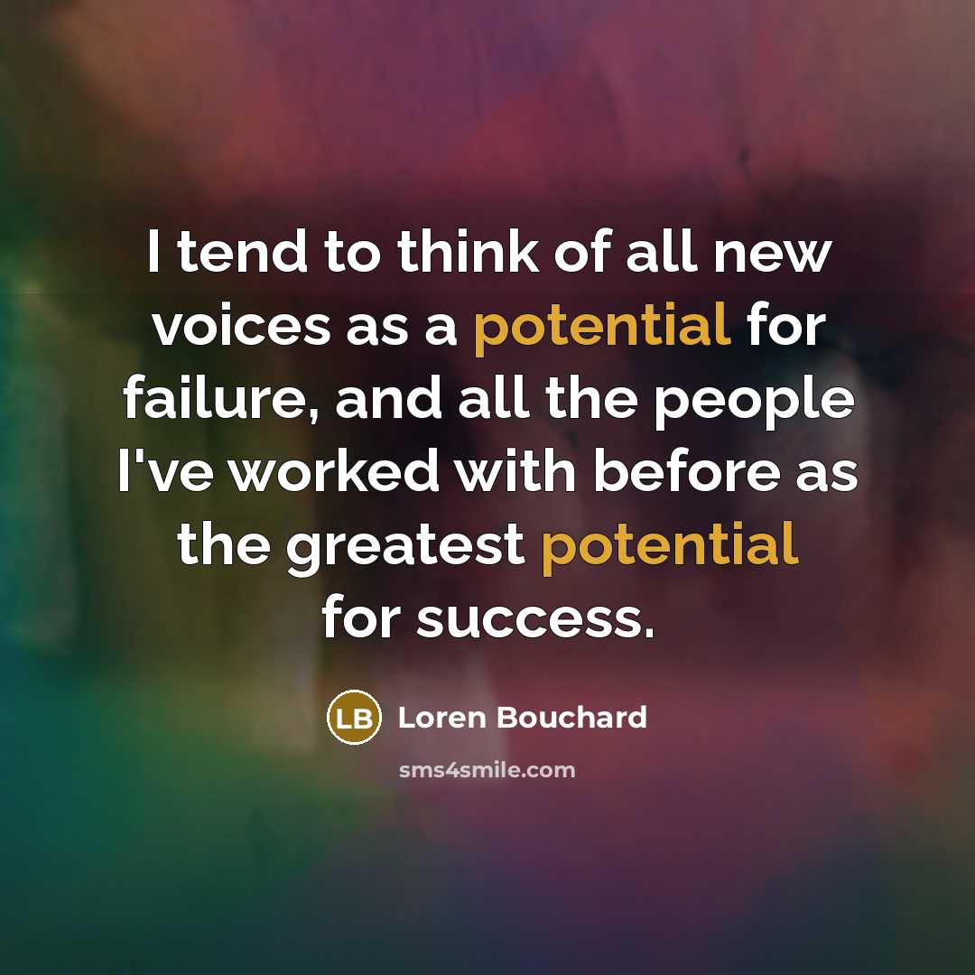 “I tend to think of all new voices as a…” quote by Loren Bouchard