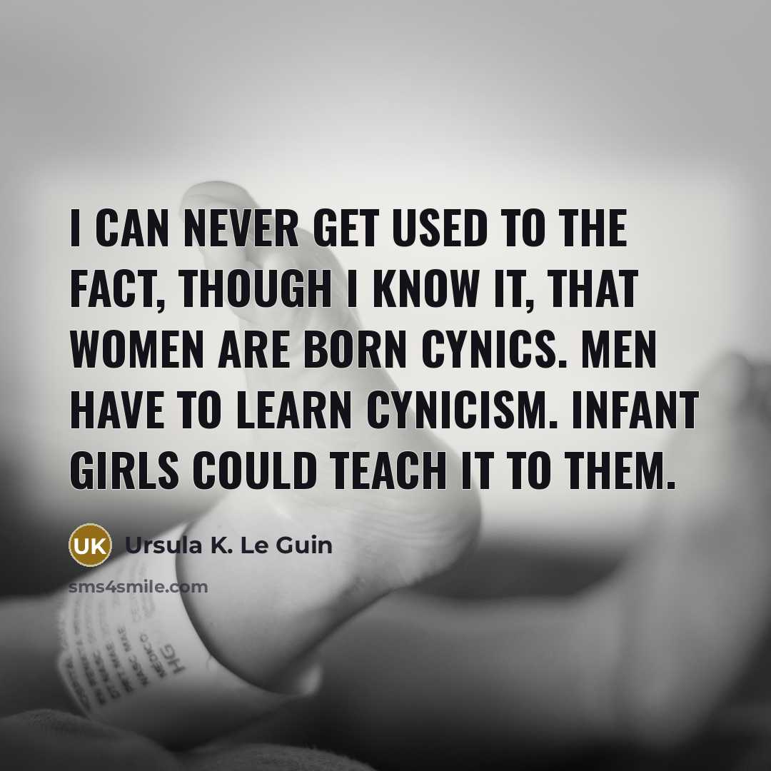 “I can never get used to the fact, though I…” quote by Ursula K. Le Guin