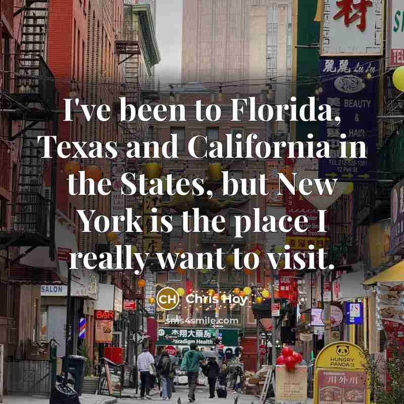 “I've been to Florida, Texas and California in the States,…” quote by Chris Hoy