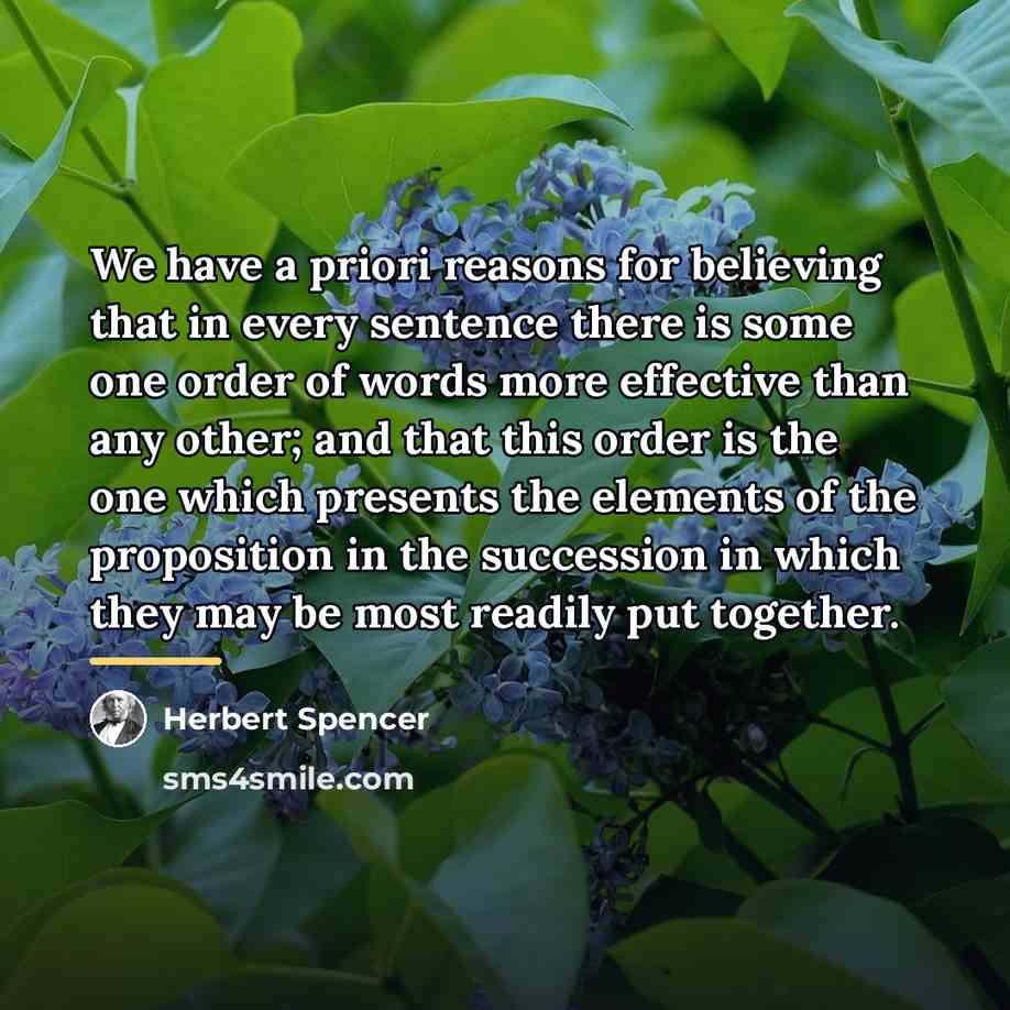 “We have a priori reasons for believing that in every…” quote by Herbert Spencer