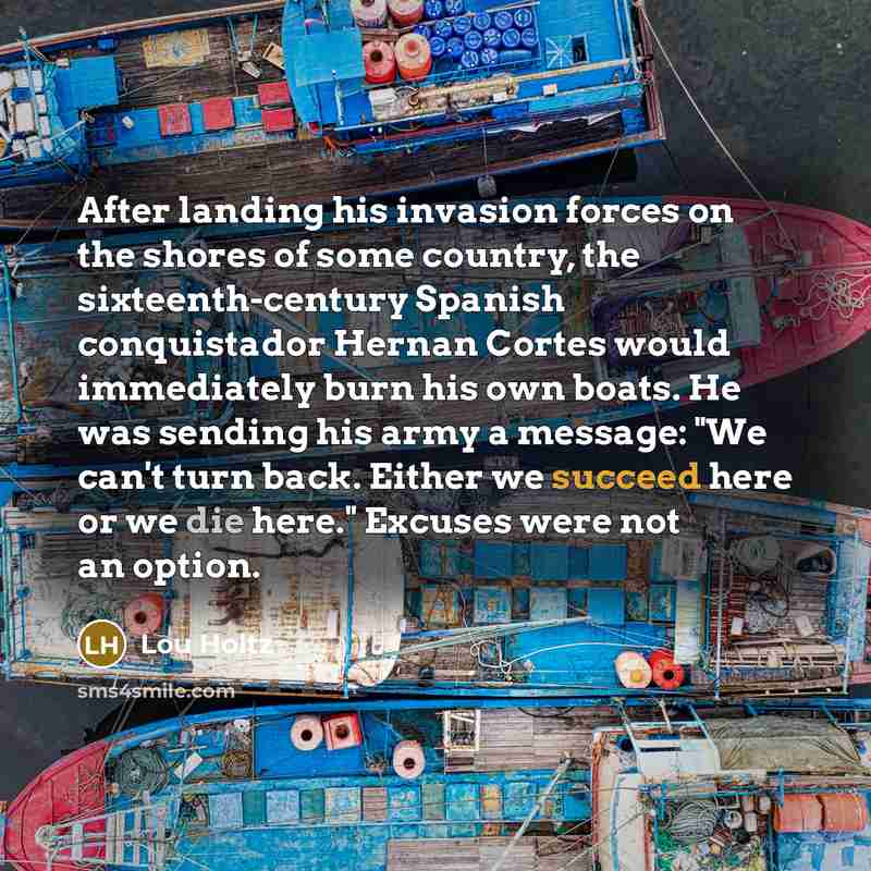 “After landing his invasion forces on the shores of some…” quote by Lou Holtz