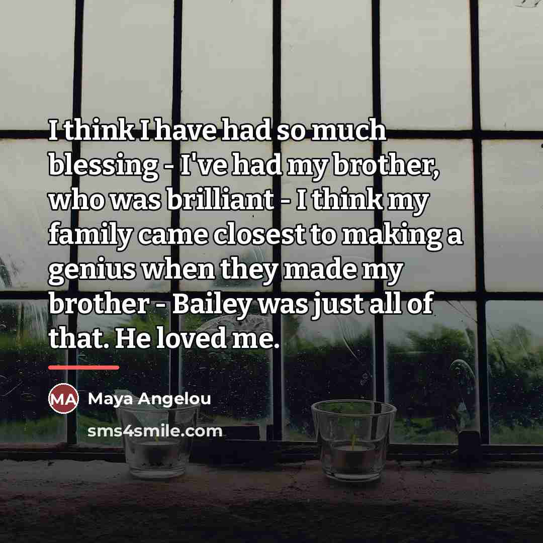 “I think I have had so much blessing - I've…” quote by Maya Angelou