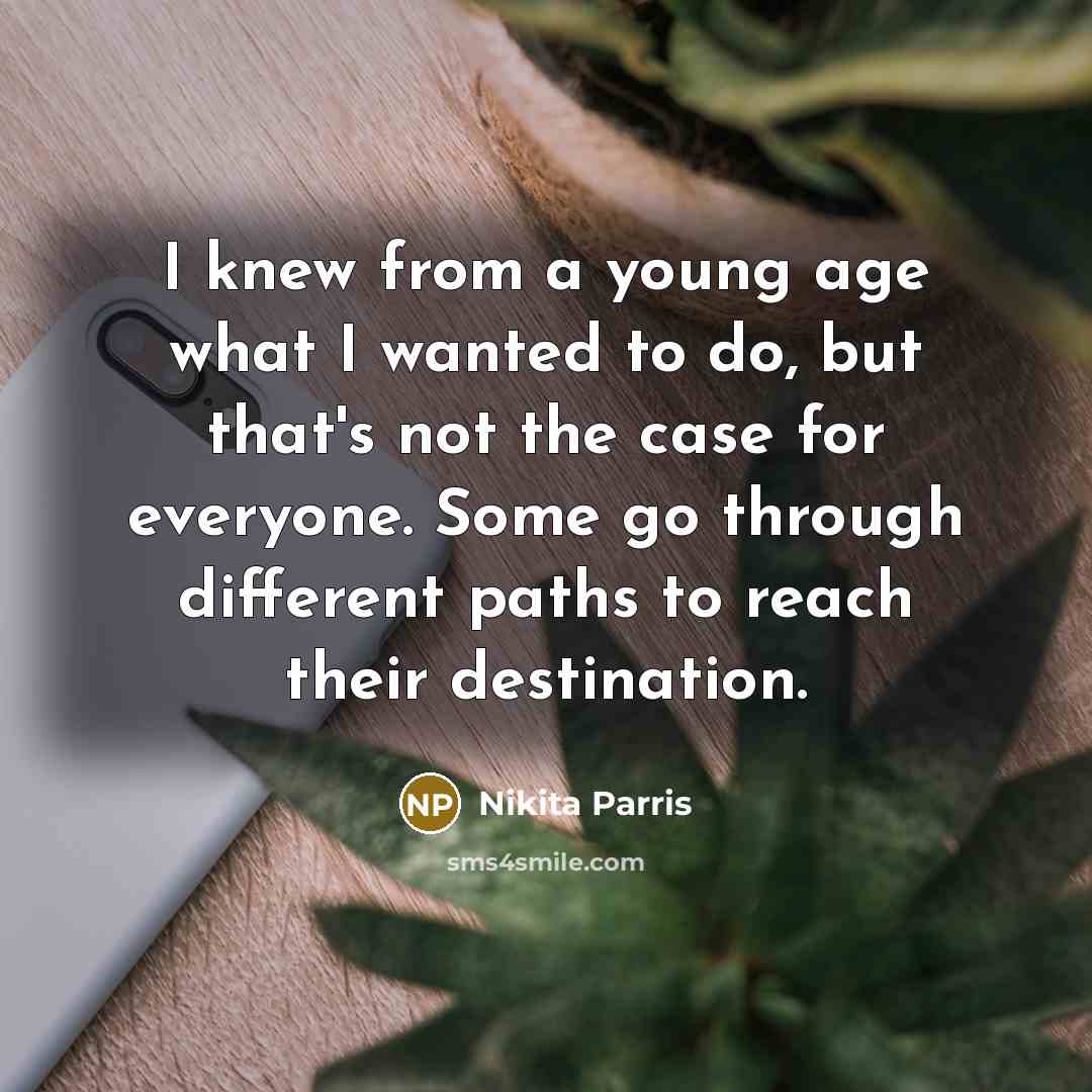 “I knew from a young age what I wanted to…” quote by Nikita Parris
