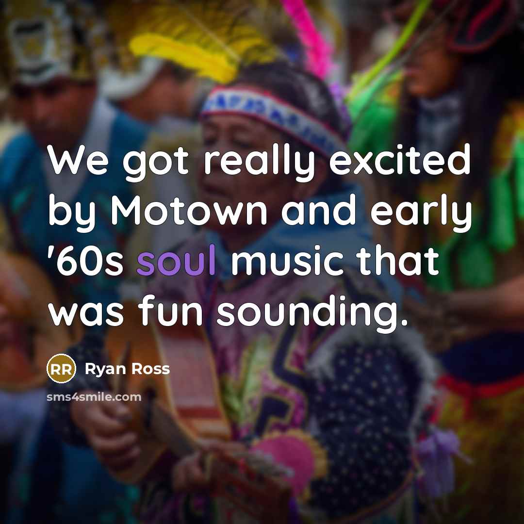 “We got really excited by Motown and early '60s soul…” quote by Ryan Ross