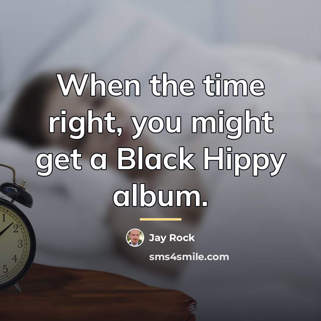 “When the time right, you might get a Black Hippy…” quote by Jay Rock