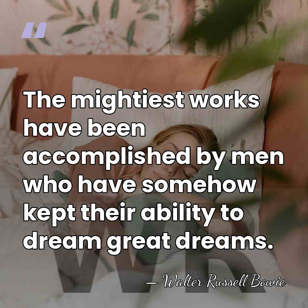 The mightiest works have been accomplished by men who have somehow kept&hellip; - Walter Russell Bowie