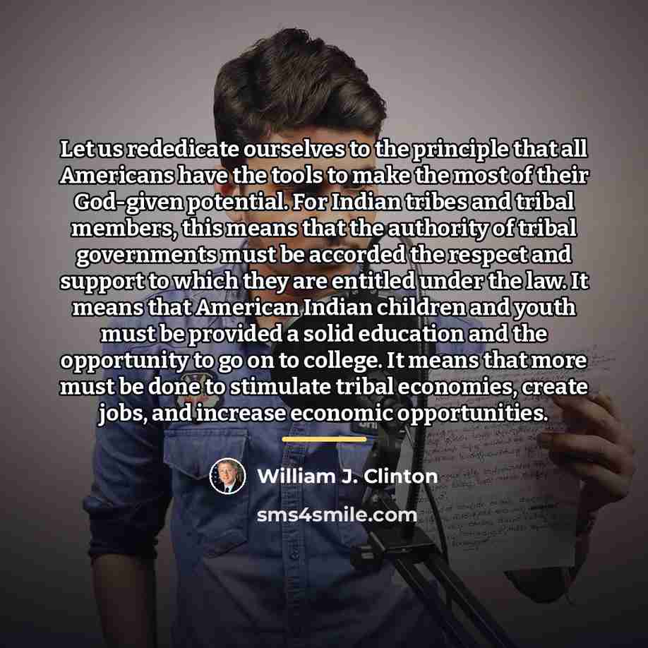 “Let us rededicate ourselves to the principle that all Americans…” quote by William J. Clinton