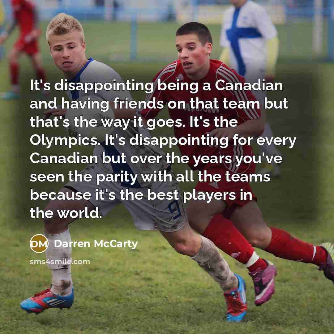 “It's disappointing being a Canadian and having friends on that…” quote by Darren McCarty