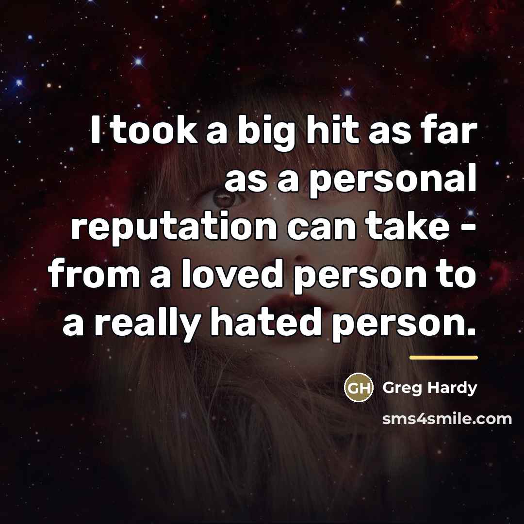 “I took a big hit as far as a personal…” quote by Greg Hardy