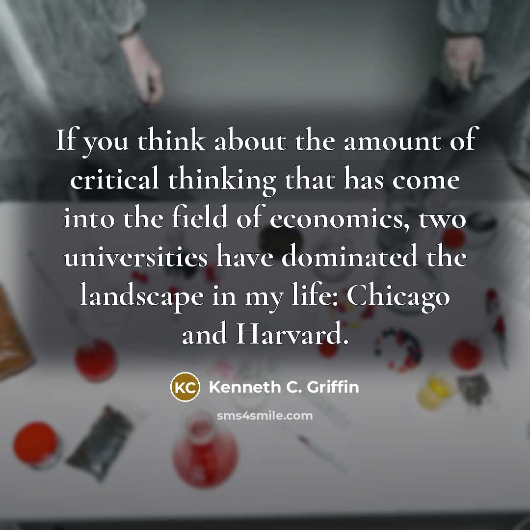 “If you think about the amount of critical thinking that…” quote by Kenneth C. Griffin