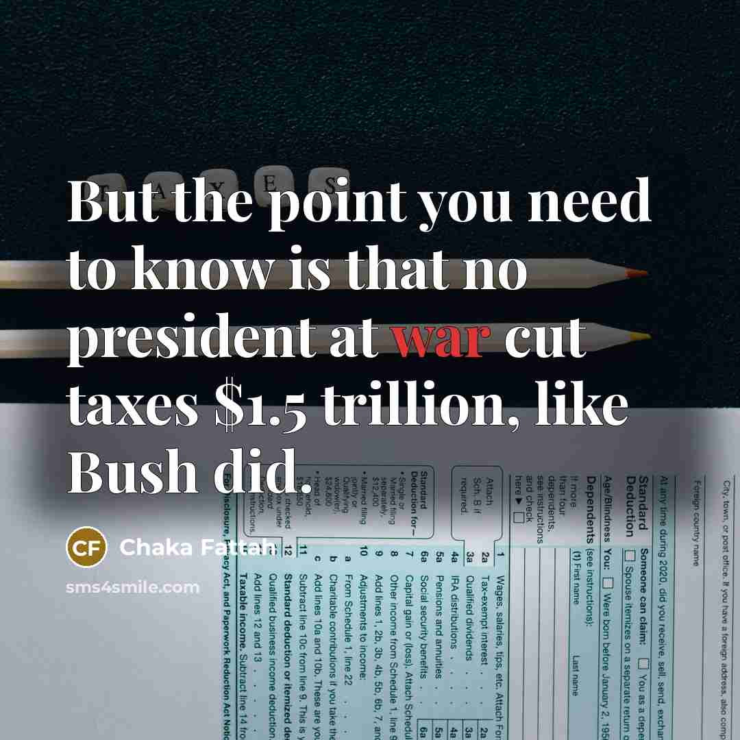 “But the point you need to know is that no…” quote by Chaka Fattah