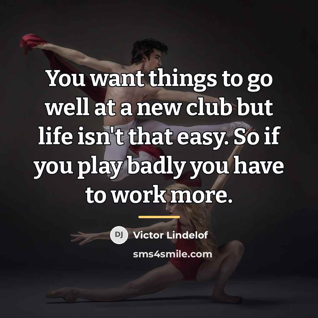 “You want things to go well at a new club…” quote by Victor Lindelof