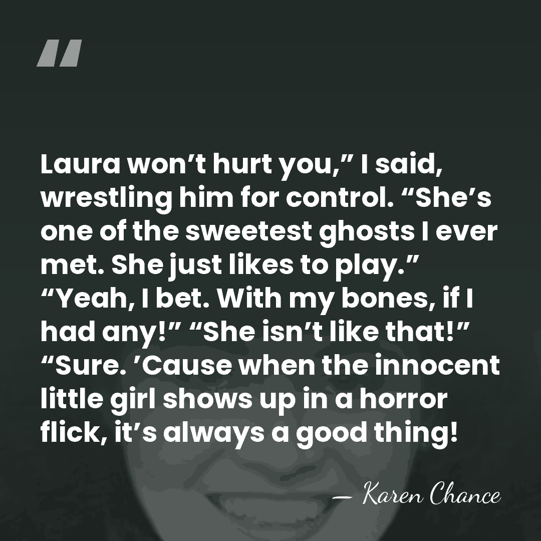 Laura won’t hurt you,” I said, wrestling him for control. “She’s one&hellip; - Karen Chance